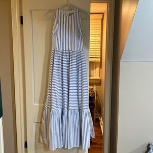 CK Bradley (boutique) blue and white stripe dress